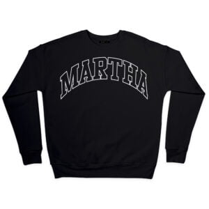 Classic College Black Sweatshirt Close up Regular fit Soft breathable fabric Round neckline Long sleeves Printed logo at chest Cold Machine Wash Material: 100% cotton